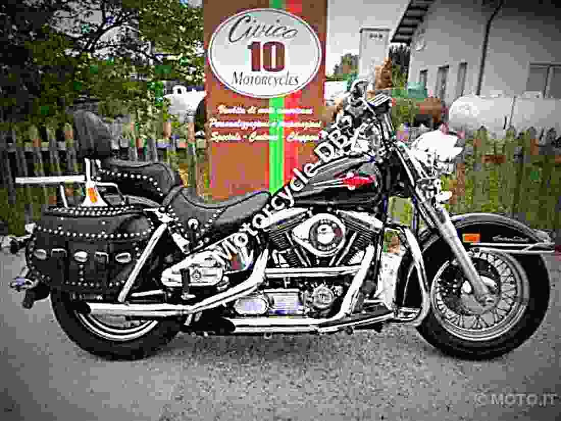 Harley Davidson 1340 Heritage Softail FLST 1988 5 motorbike A4 Photo Print