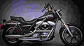Harley Davidson 1340 Low Glide FXRS 1985 5 motorbike A4 Photo Print