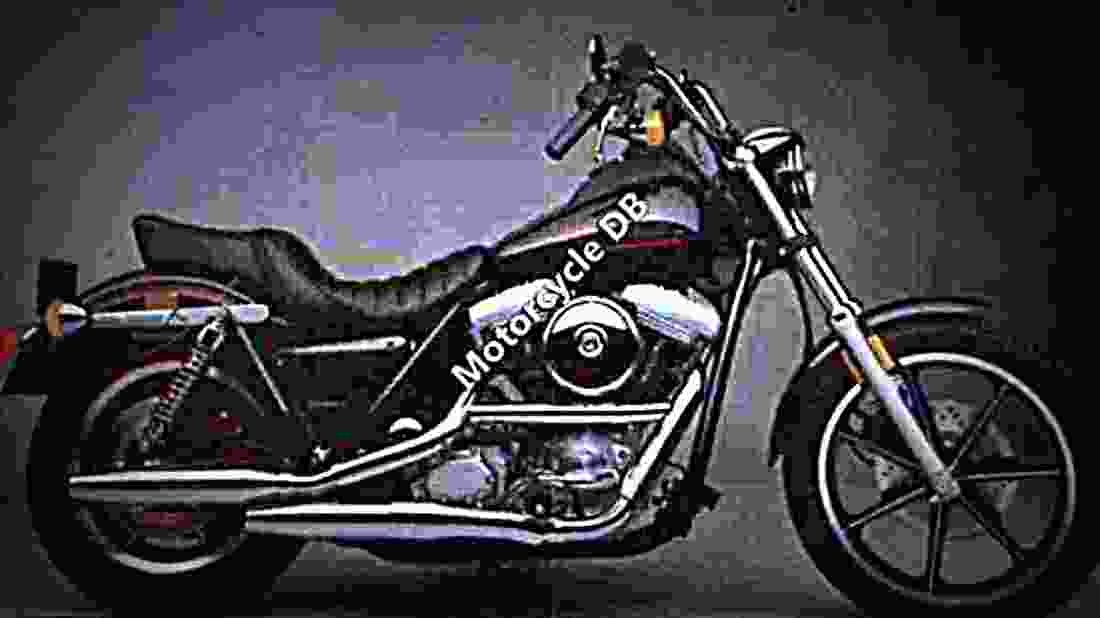 Harley Davidson 1340 Low Glide FXRS 1985 5 motorbike A4 Photo Print
