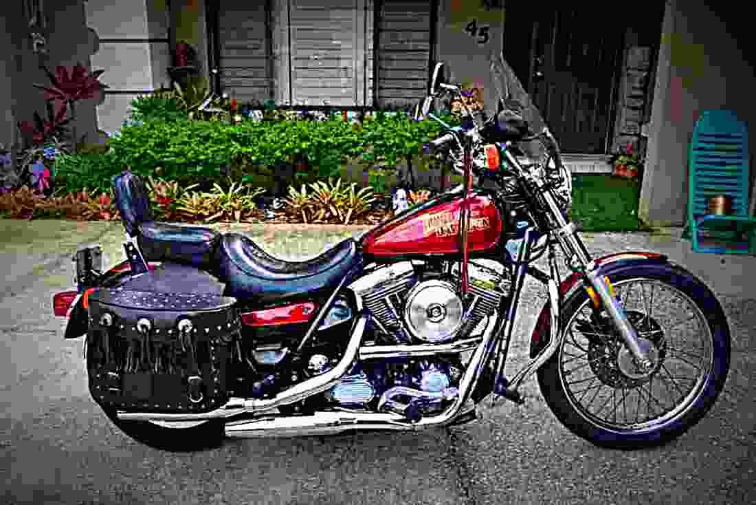 Harley Davidson 1340 Low Rider Custom FXLR 1988 6 motorbike A4 Photo Print