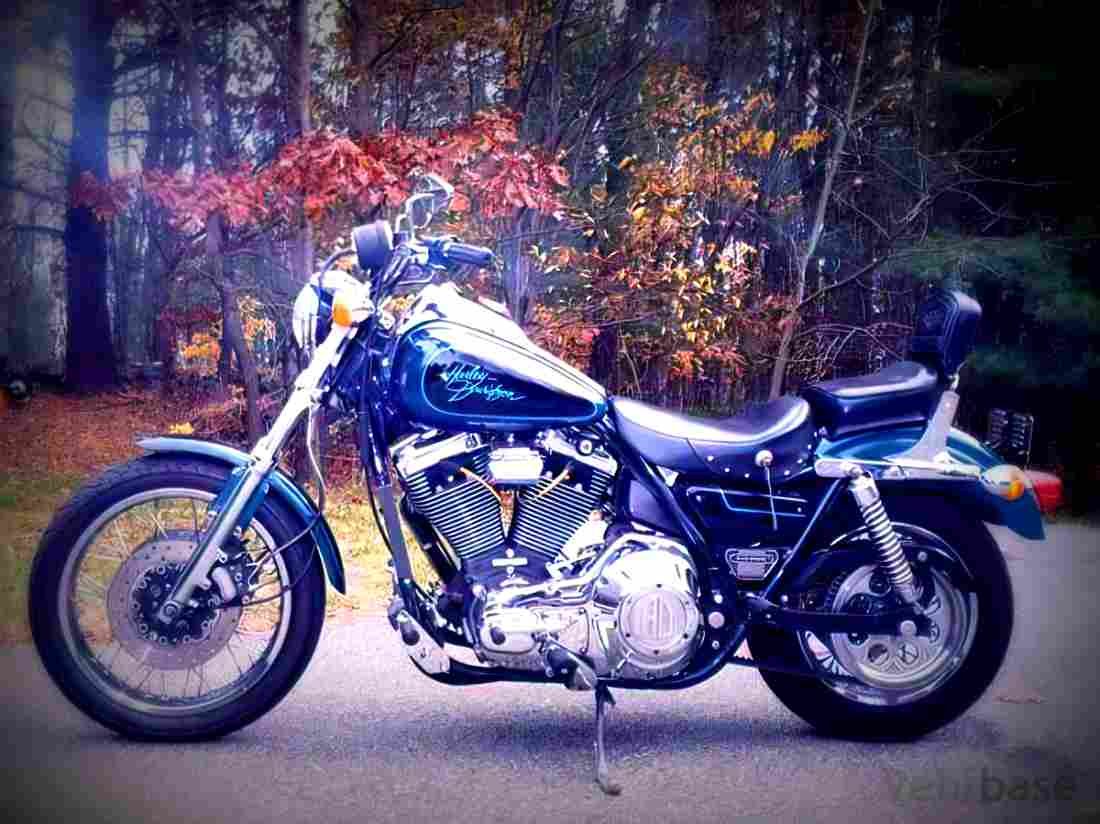 Harley Davidson 1340 Low Rider FXRS 1988 2 motorbike A4 Photo Print