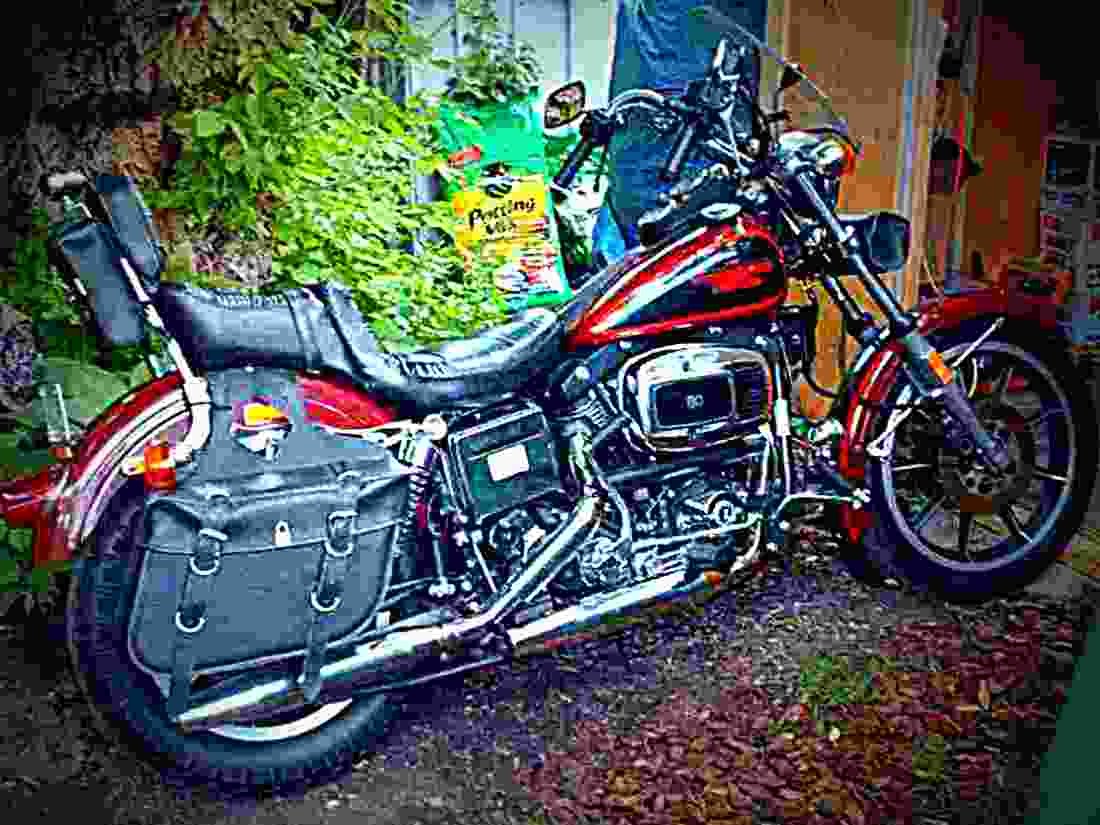 Harley Davidson 1340 Low Rider FXS 1981 1 motorbike A4 Photo Print