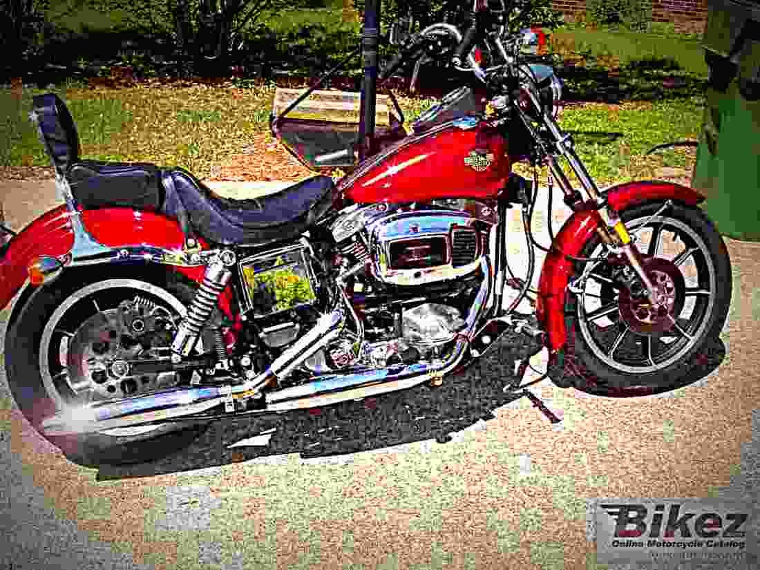 Harley Davidson 1340 Low Rider FXSB 1983 4 motorbike A4 Photo Print