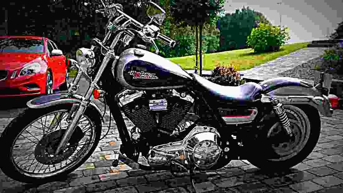 Harley Davidson 1340 Low Rider Sport 1993 3 motorbike A4 Photo Print