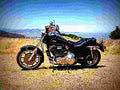 Harley Davidson 1340 Low Rider Sport Edition FXRS 1986 2 motorbike A4 Photo Print