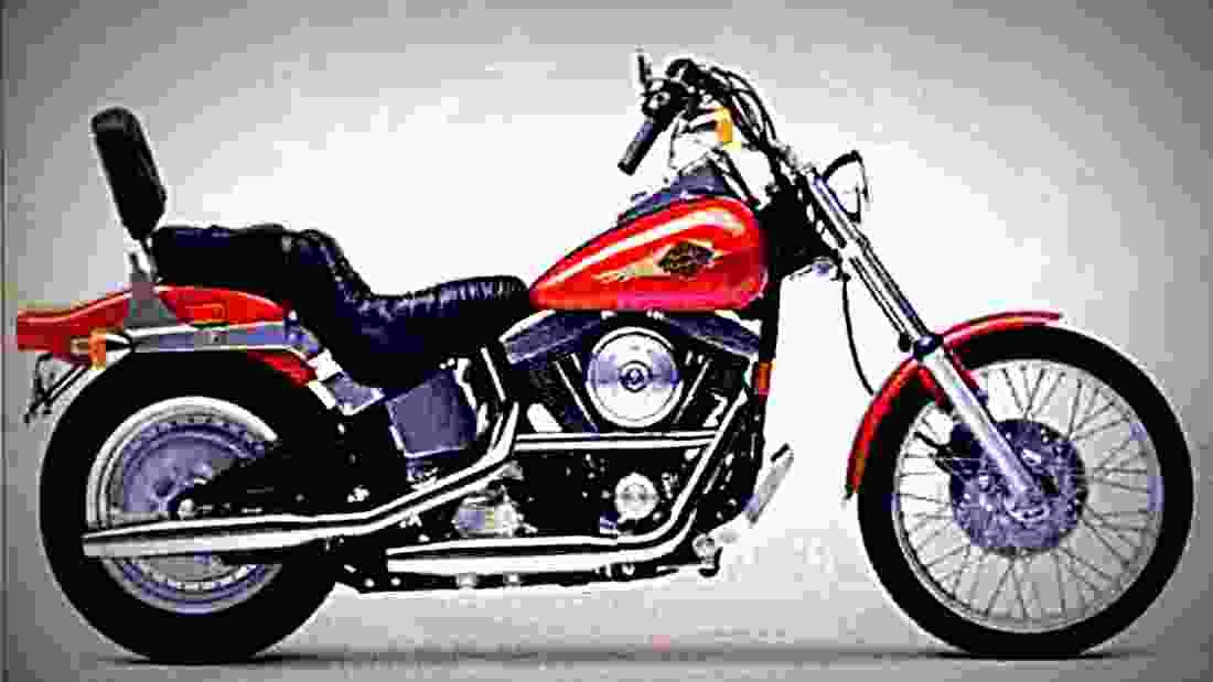 Harley Davidson 1340 Softail Custom 1994 4 motorbike A4 Photo Print