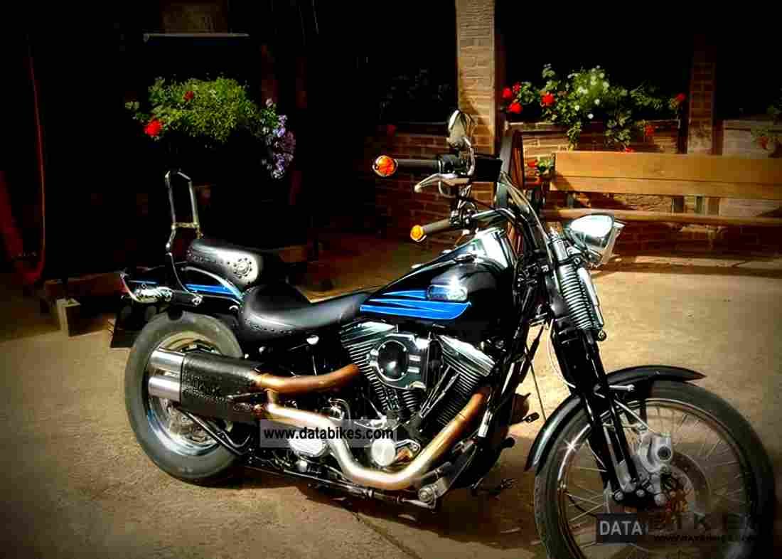 Harley Davidson 1340 Softail Custom 1995 1 motorbike A4 Photo Print