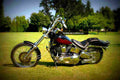 Harley Davidson 1340 Softail Custom FXSTC 1991 4 motorbike A4 Photo Print
