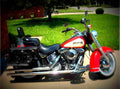 Harley Davidson 1340 Softail FXST 1986 3 motorbike A4 Photo Print