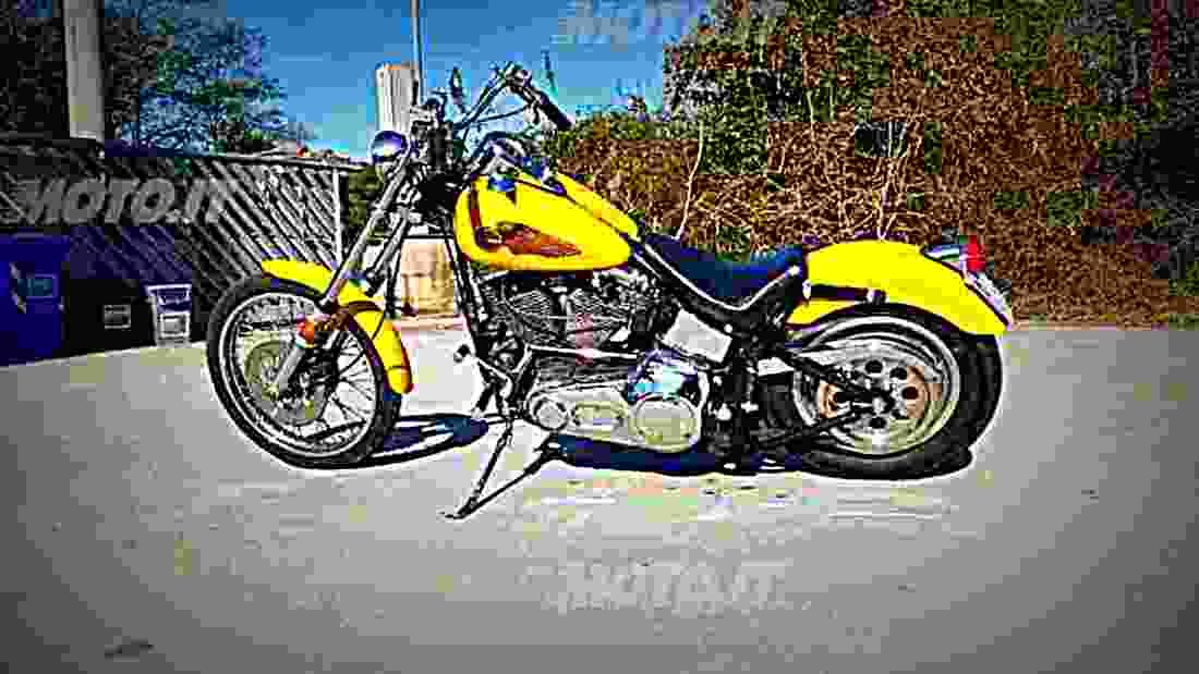 Harley Davidson 1340 Softail FXST 1989 4 motorbike A4 Photo Print
