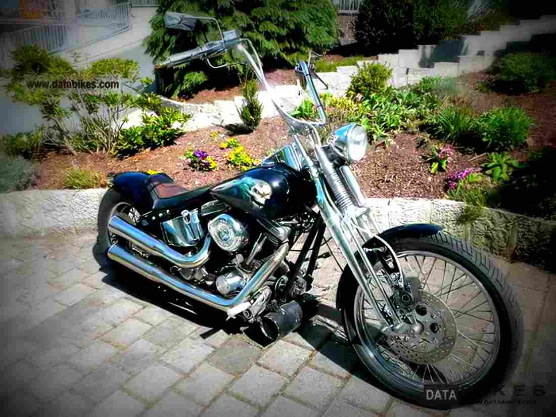 Harley Davidson 1340 Softail Springer 1989 6 motorbike A4 Photo Print