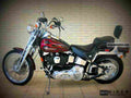 Harley Davidson 1340 Softail Springer 1993 5 motorbike A4 Photo Print