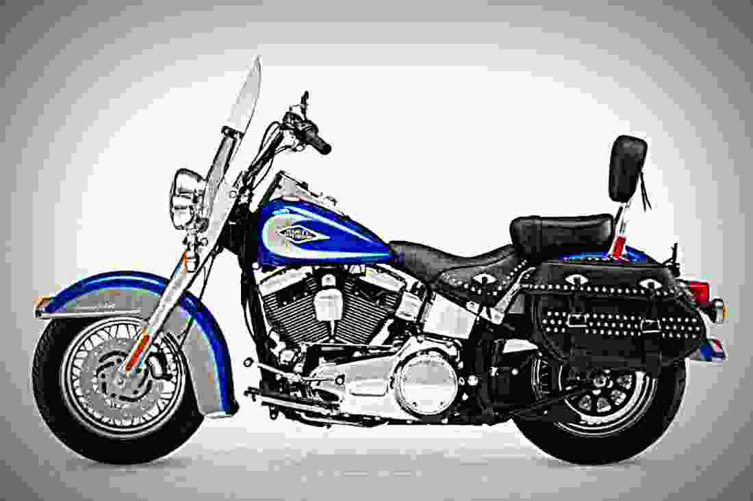 Harley Davidson 1340 Softail Springer 1994 4 motorbike A4 Photo Print