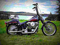 Harley Davidson 1340 Softail Springer 1995 4 motorbike A4 Photo Print