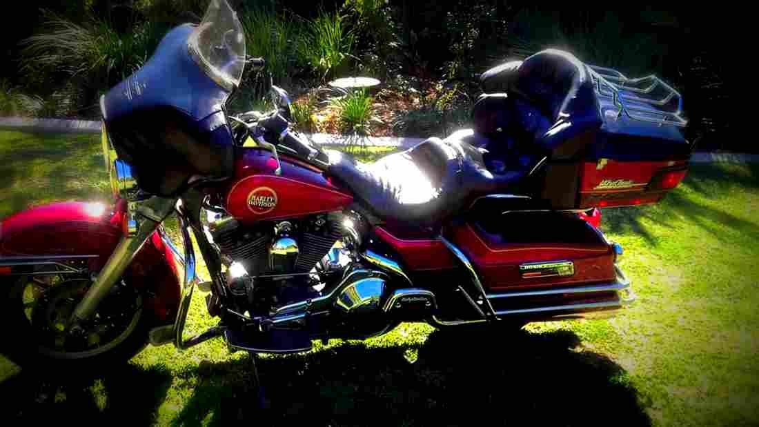 Harley Davidson 1340 Sport Glide FXRT (reduced effect) 1988 1 motorbike A4 Photo Print