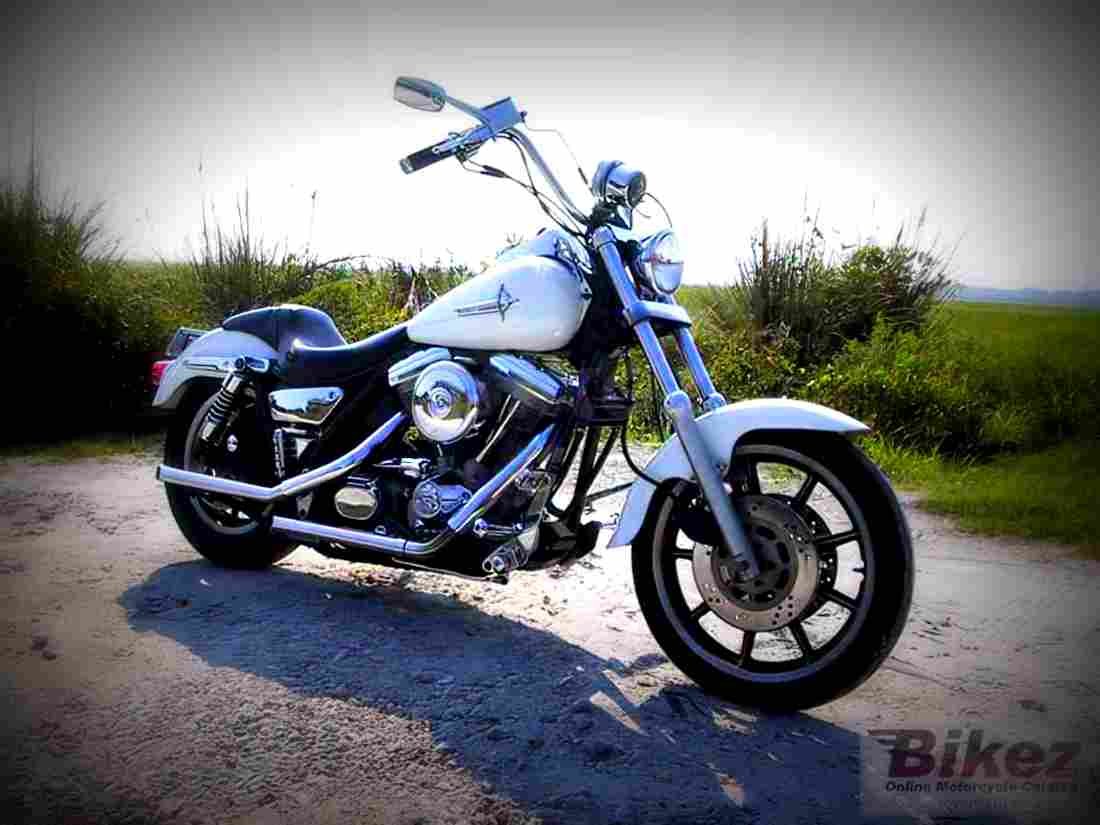 Harley Davidson 1340 Sport Glide FXRT (reduced effect) 1988 2 motorbike A4 Photo Print
