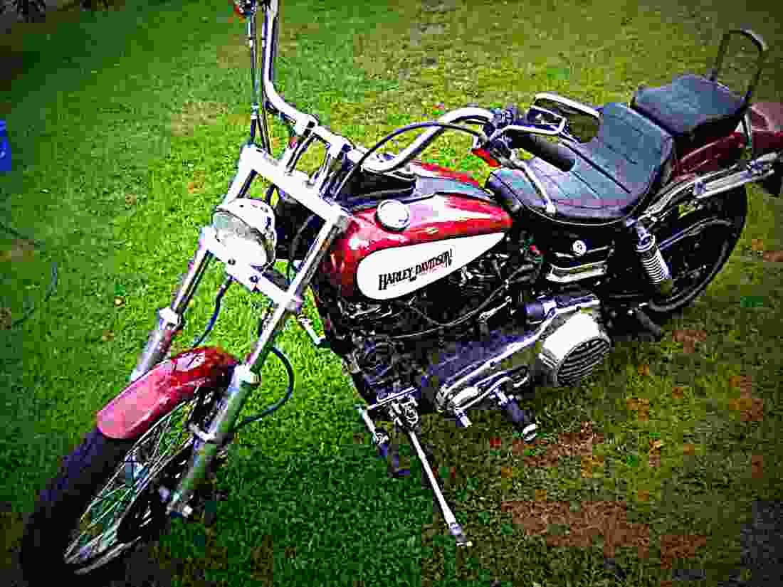 Harley Davidson 1340 Sturgis FXB 1980 5 motorbike A4 Photo Print