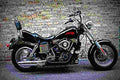 Harley Davidson 1340 Sturgis FXB 1981 3 motorbike A4 Photo Print