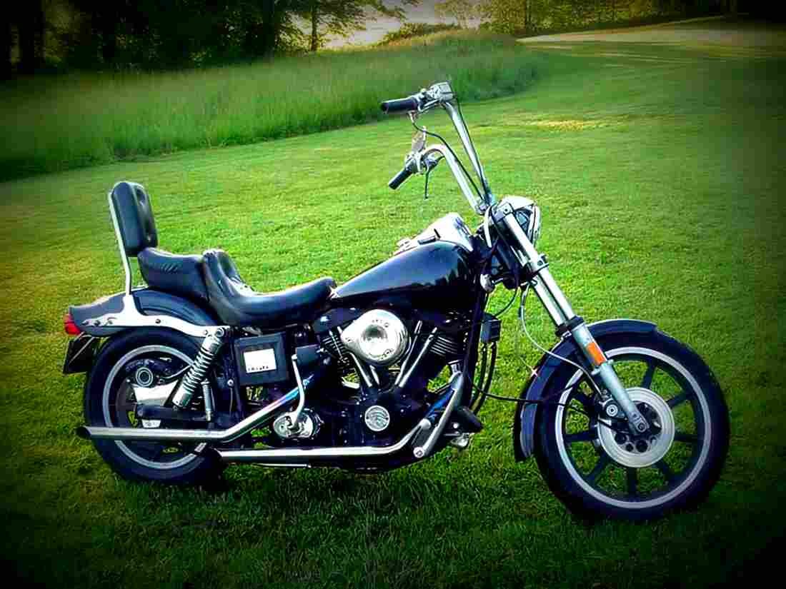 Harley Davidson 1340 Sturgis FXB 1981 4 motorbike A4 Photo Print