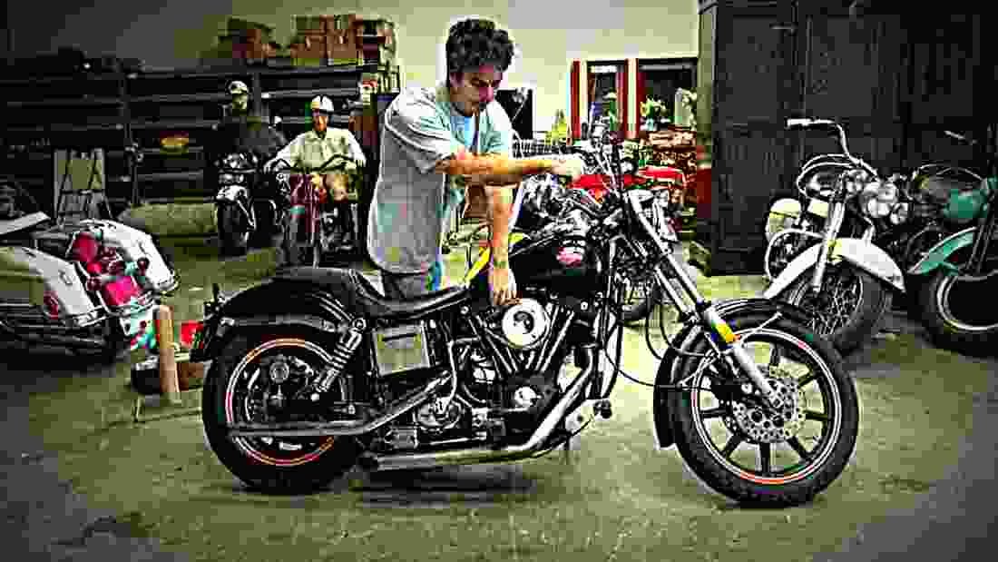 Harley Davidson 1340 Sturgis FXB 1981 5 motorbike A4 Photo Print