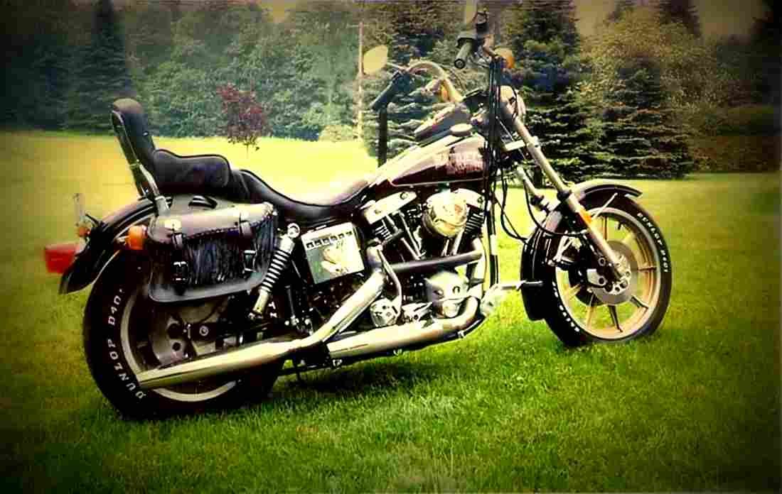 Harley Davidson 1340 Sturgis FXB 1982 4 motorbike A4 Photo Print