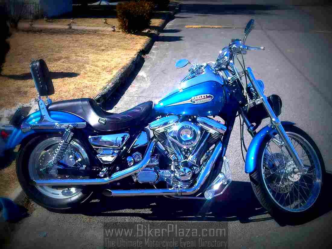 Harley Davidson 1340 Super Glide 1993 3 motorbike A4 Photo Print