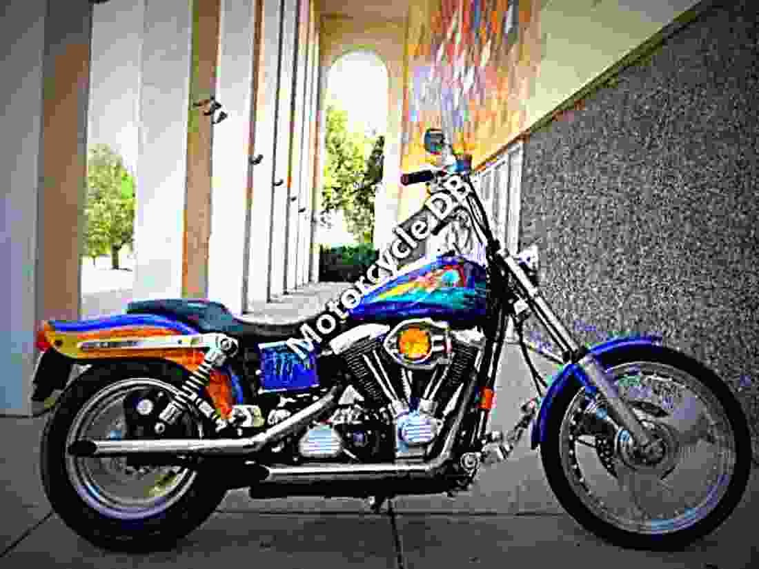 Harley Davidson 1340 Super Glide 1993 4 motorbike A4 Photo Print