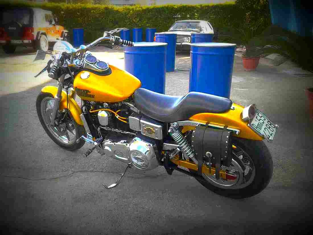 Harley Davidson 1340 Super Glide 1994 4 motorbike A4 Photo Print