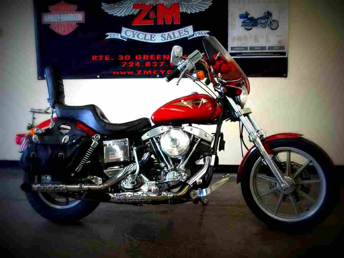 Harley Davidson 1340 Super Glide FXE 1981 5 motorbike A4 Photo Print