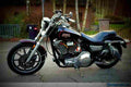 Harley Davidson 1340 Super Glide FXR (reduced effect) 1988 2 motorbike A4 Photo Print