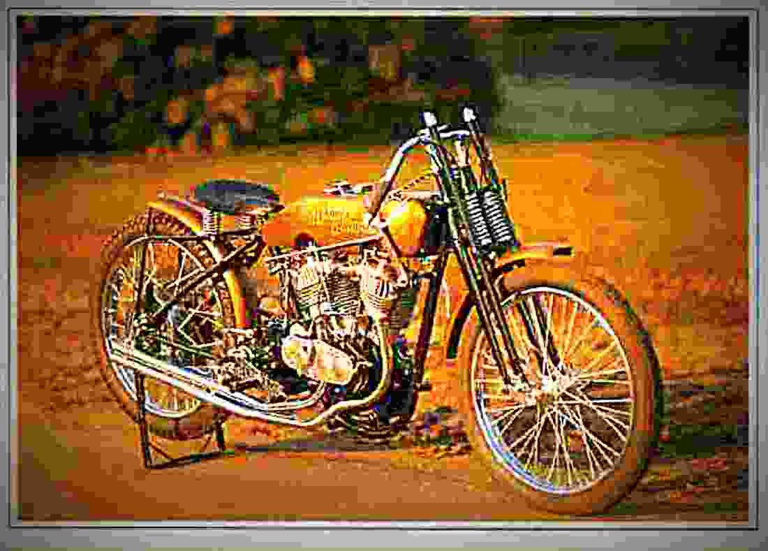 Harley Davidson 1340 Super Glide II FXR 1982 4 motorbike A4 Photo Print