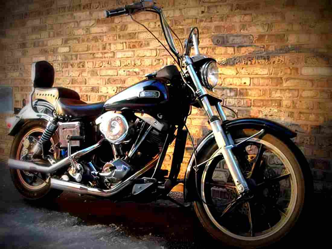 Harley Davidson 1340 Super Glide II FXR 1982 6 motorbike A4 Photo Print