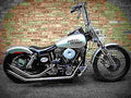 Harley Davidson 1340 Wide Glide FXWG 1980 2 motorbike A4 Photo Print