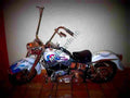 Harley Davidson 1340 Wide Glide FXWG 1981 4 motorbike A4 Photo Print