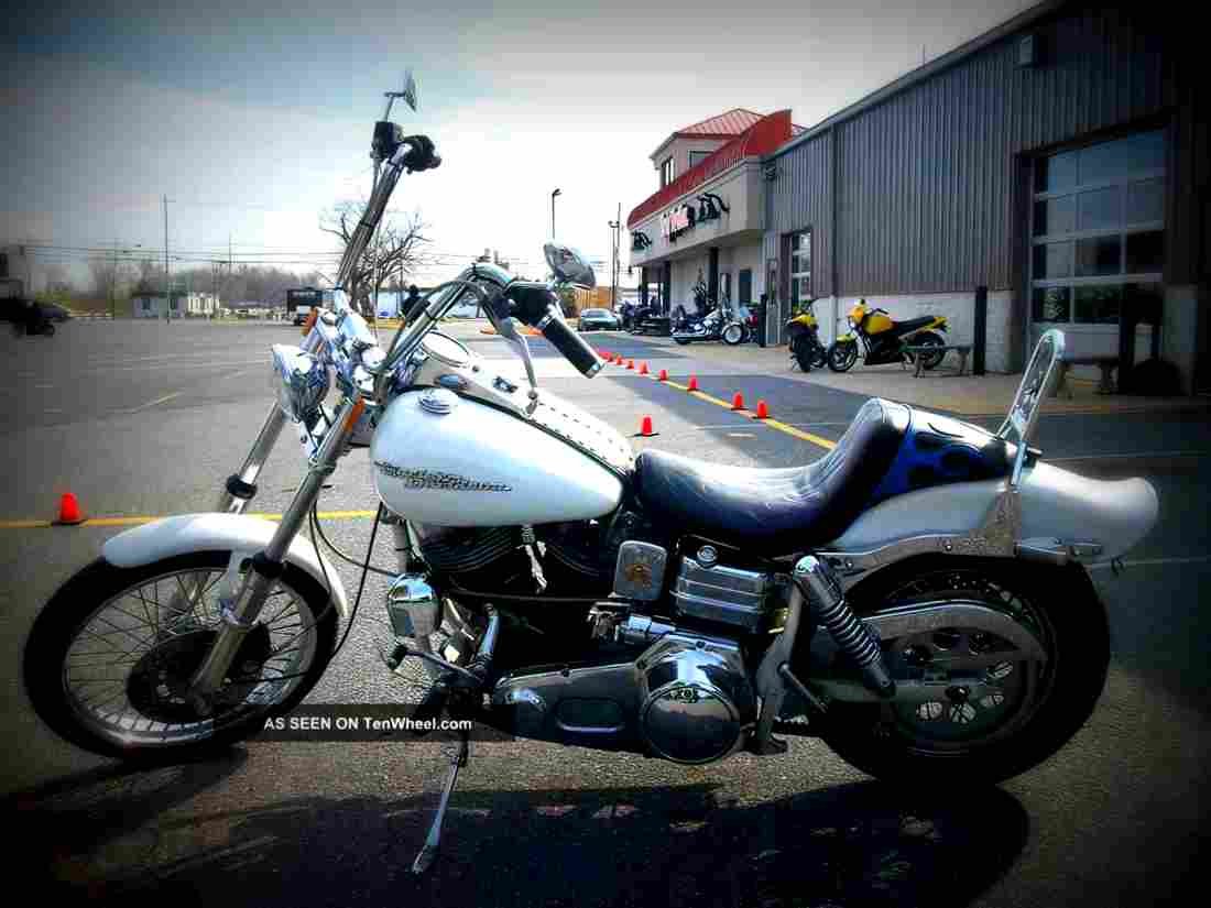 Harley Davidson 1340 Wide Glide FXWG 1984 5 motorbike A4 Photo Print