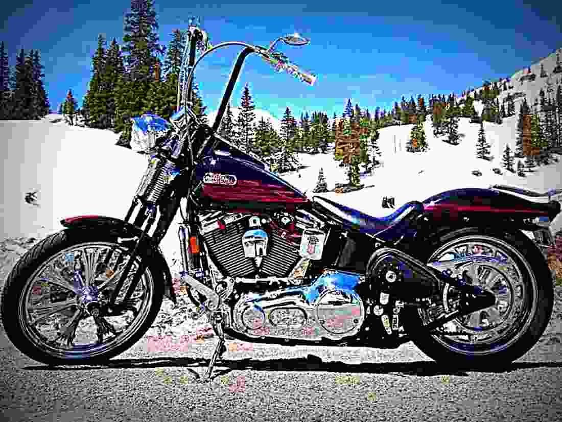 Harley Davidson Bad Boy 1996 4 motorbike A4 Photo Print