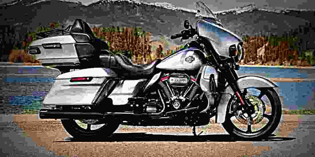 Harley Davidson CVO Limited 2019 4 motorbike A4 Photo Print