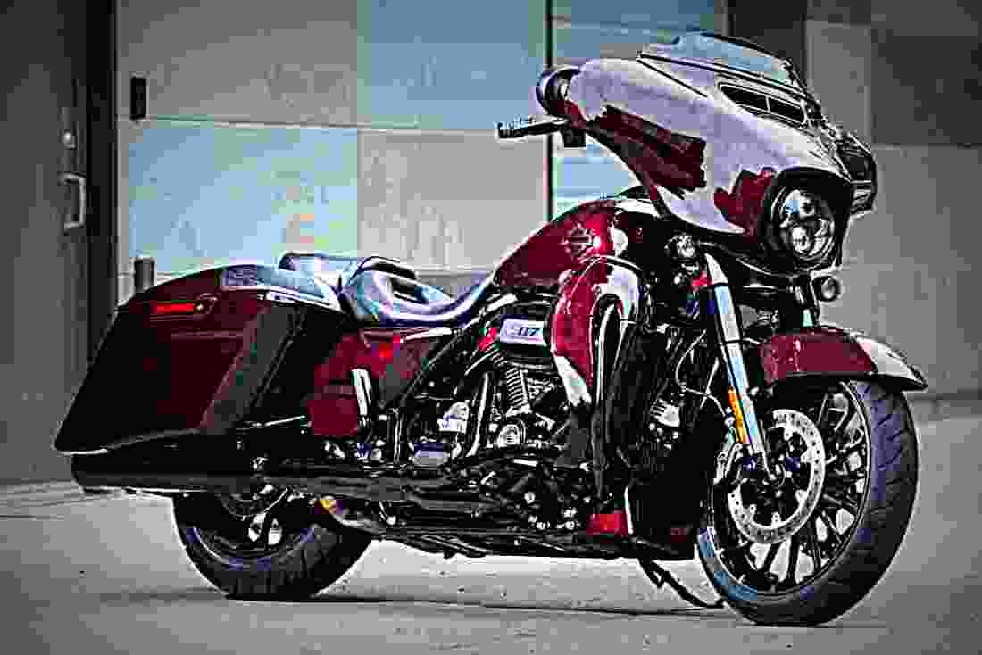 Harley Davidson CVO Street Glide 2019 4 motorbike A4 Photo Print
