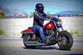 Harley Davidson Dyna Fat Bob 2017 3 motorbike A4 Photo Print