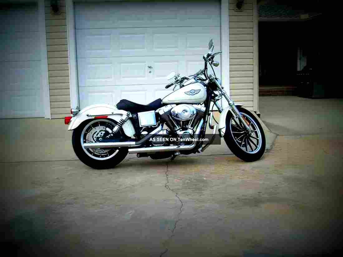 Harley Davidson Dyna Glide Convertible 1997 2 motorbike A4 Photo Print
