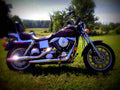 Harley Davidson Dyna Glide Convertible 1997 4 motorbike A4 Photo Print
