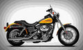Harley Davidson Dyna Low Rider 2001 1 motorbike A4 Photo Print