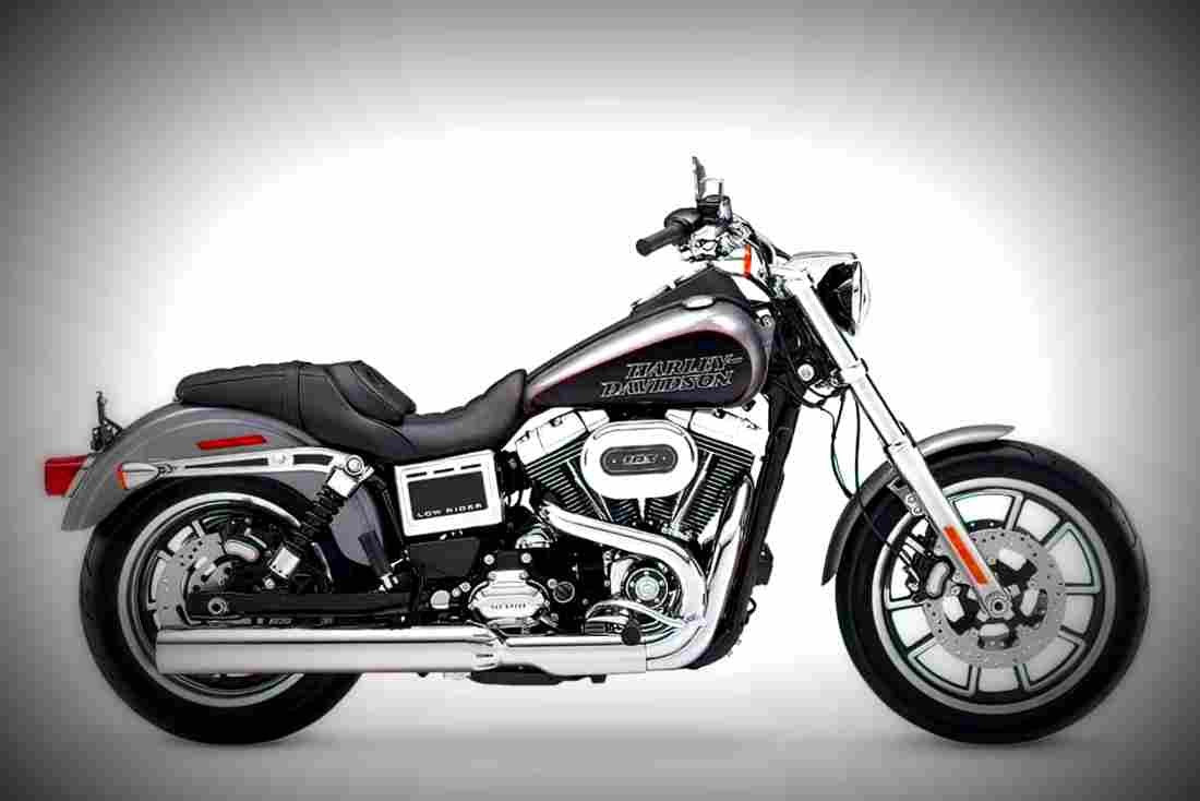 Harley Davidson Dyna Low Rider S 2017 2 motorbike A4 Photo Print