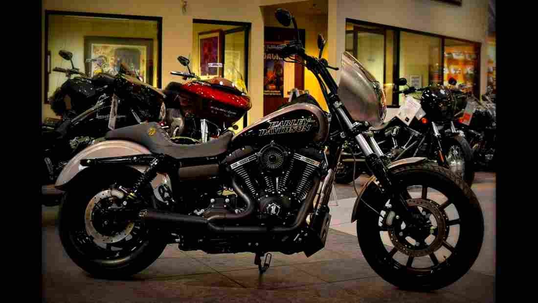 Harley Davidson Dyna Low Rider S Dark Custom 2018 2 motorbike A4 Photo Print