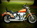 Harley Davidson Dyna Super Glide 1997 6 motorbike A4 Photo Print