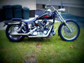 Harley Davidson Dyna Wide Glide 1996 1 motorbike A4 Photo Print