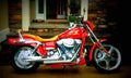Harley Davidson Dyna Wide Glide 2001 4 motorbike A4 Photo Print