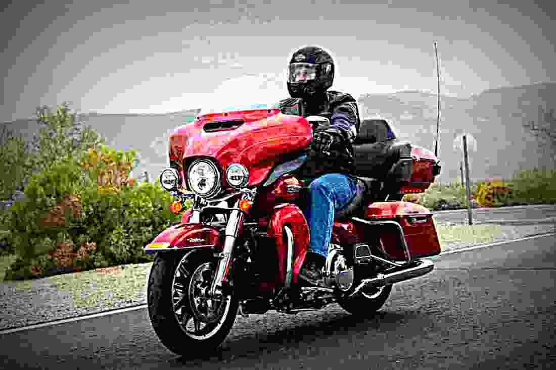 Harley Davidson Electra Glide Classic 1997 3 motorbike A4 Photo Print