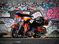 Harley Davidson Electra Glide Road King Classic 1998 2 motorbike A4 Photo Print