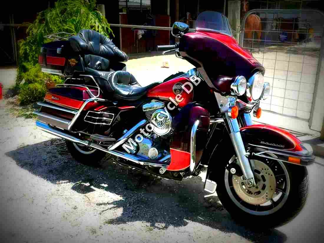 Harley Davidson Electra Glide Ultra Classic 1993 5 motorbike A4 Photo Print